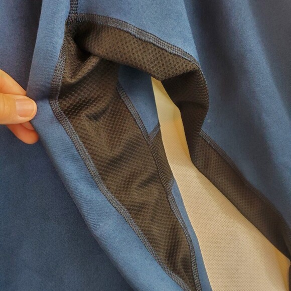 The North Face Jacket Mens Large L Blue Black Quarter Zip Flight Series Pullover - Picture 3 of 5